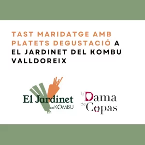TAST MARIDATGE a 'EL jardinet del Kombu' amb la Dama de Copas 15/05/26