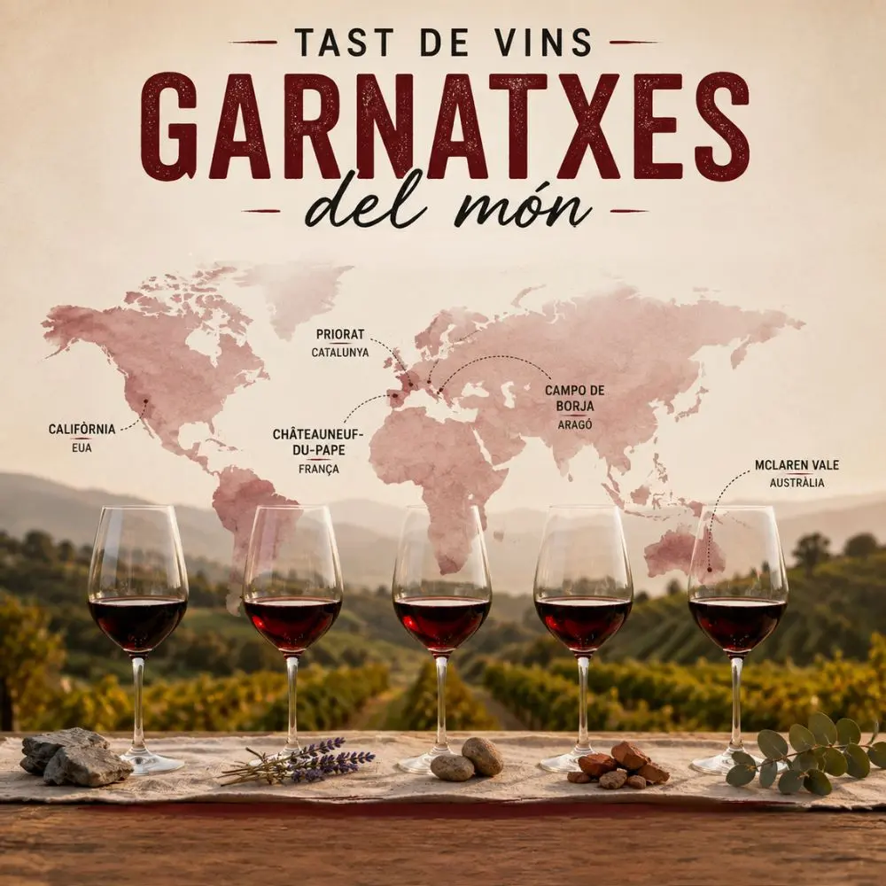 TAST DE VINS: GARNATXES NEGRES DEL MÓN 22/10/26
